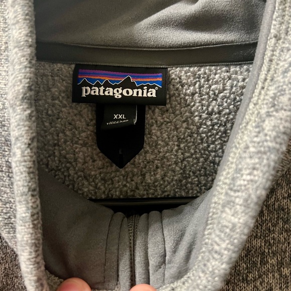 Mens Patagonia quarter zip grey - Picture 3 of 3
